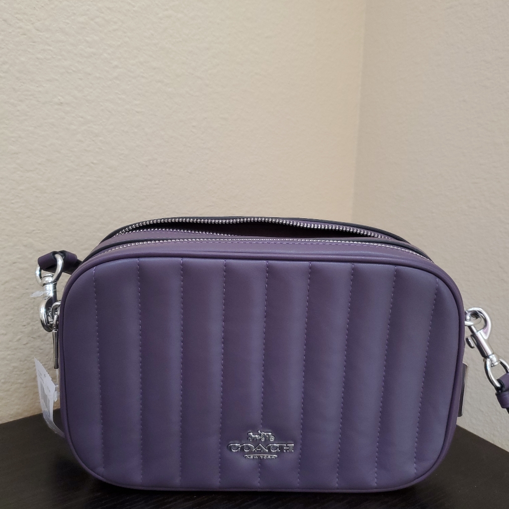 Coach Jes Crossbody Linear Quilting Leather